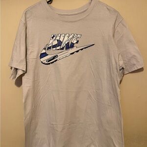 Nike Silver and Blue Men’s Medium Short Sleeve T-Shirt